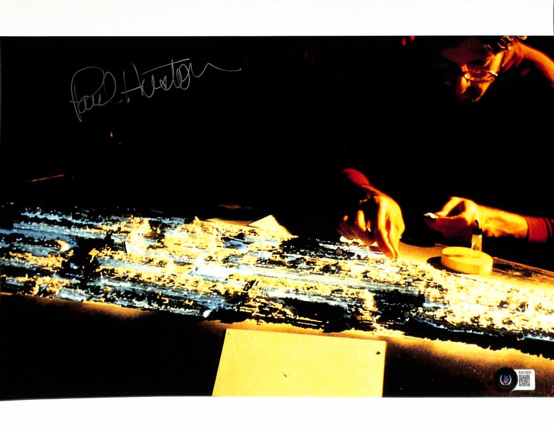 Paul Huston Signed Star Wars ROTJ Star Destroyer 11x14 Photo Beckett Certified (1 of 1)