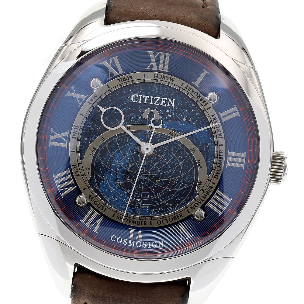 Campanola Quartz CITIZEN men's wristwatch 4391-H30881 blue dial: Campanola Quartz CITIZEN men's wristwatch 4391-H30881 blue dial This is a pre-owned Citizen Campanola Cosmosign men's wristwatch, model 4391-H30881. Featuring a blue dial and quartz movement, the watc