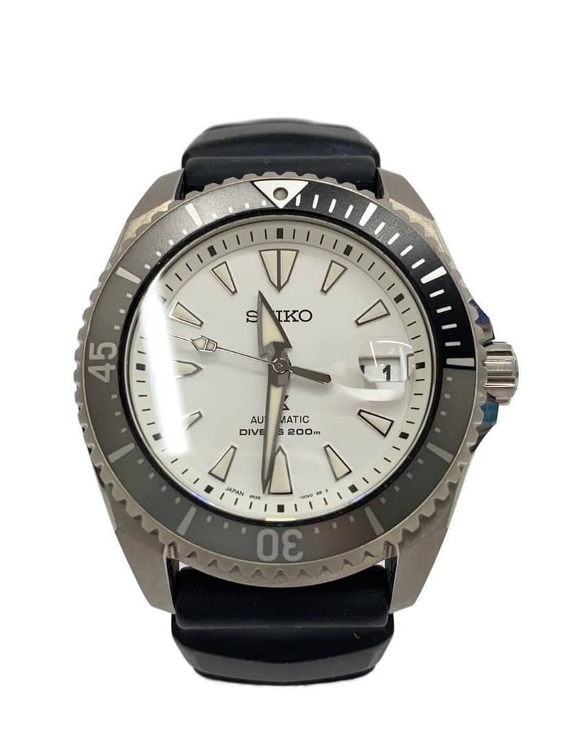 Seiko Prospex Titanium Diver Scuba Men's Wristwatch 6R35-01F0: Seiko Prospex Titanium Diver Scuba Men's Wristwatch 6R35-01F0 This SEIKO Prospex Diver Scuba 6R35-01F0 is a men's wristwatch crafted in Japan. The watch features a black dial and a durable titanium ca