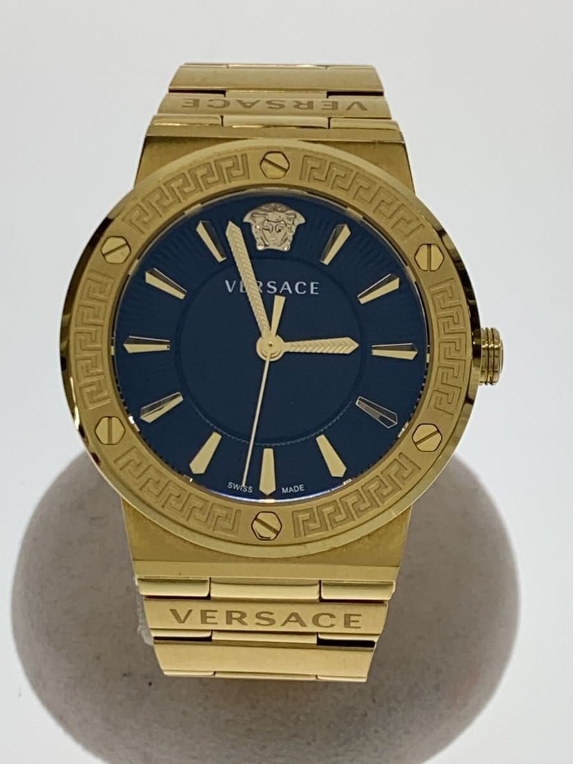 Versace Greca Logo quartz men's stainless steel wristwatch (1 of 5)