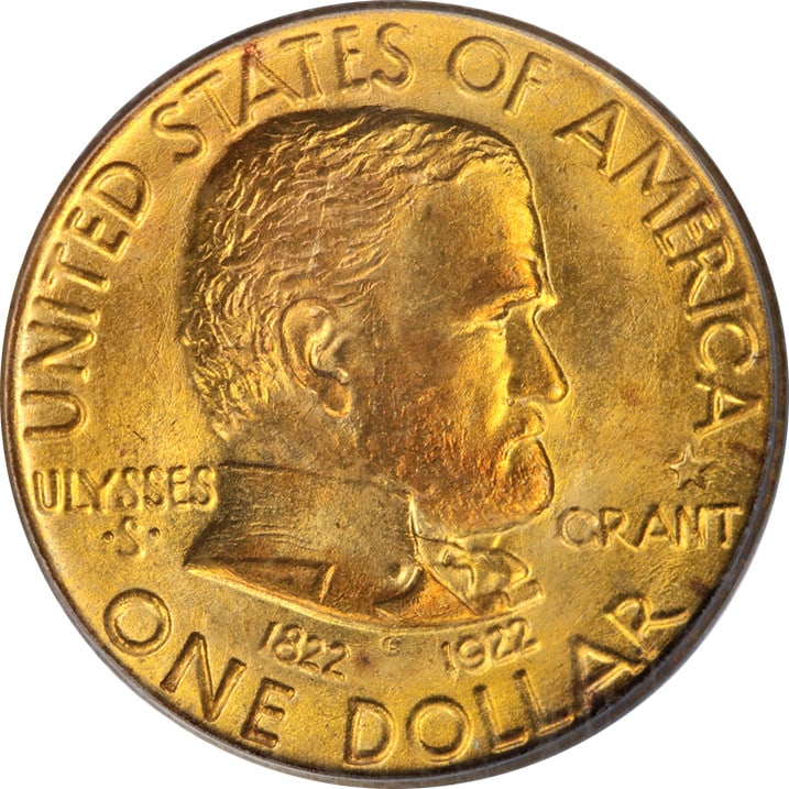 PCGS MS66 1922 Grant Star Commemorative Gold Dollar (1 of 4)
