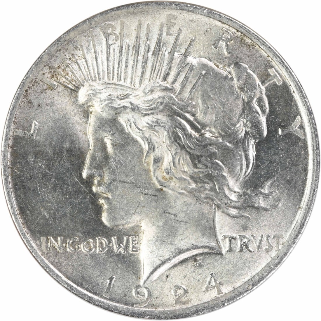 1924 Philadelphia Peace Dollar AU Uncertified (1 of 2)
