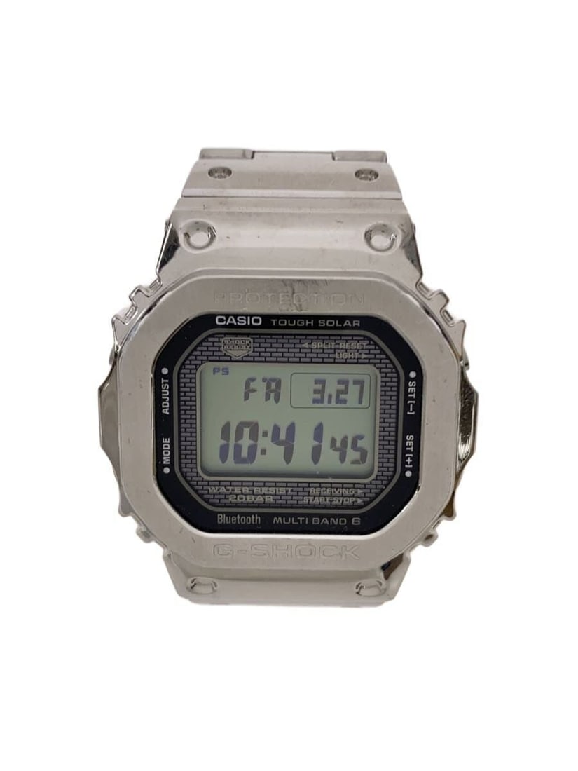 CASIO G-SHOCK Stainless Steel Black Wristwatch GMW-B500: CASIO G-SHOCK Stainless Steel Black Wristwatch GMW-B500 This CASIO G-SHOCK GMW-B500 men's wristwatch features a durable stainless steel case and band in black. Made in Japan, the watch is designed for