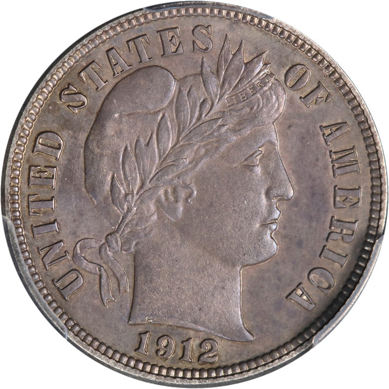 PCGS PR63 1912 Barber Silver Dime Proof (1 of 4)