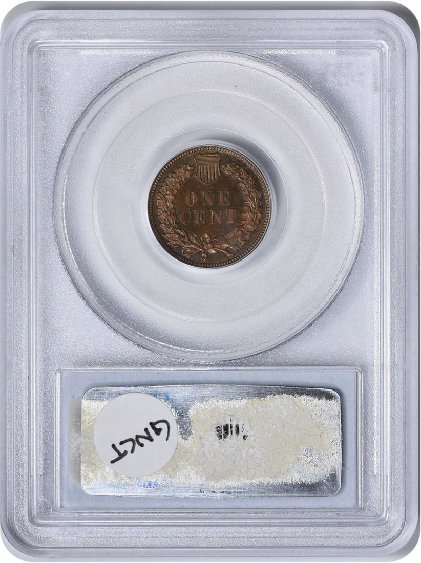 PCGS PR65RD 1881 Indian Head Copper Small Cent - 2