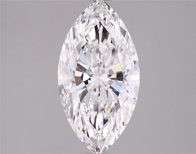 Loose Diamond - MARQUISE 2.37ct D VVS2: Loose Diamond - MARQUISE 2.37ct D VVS2 Source: This is a real non-mined Diamond that has been grown in a lab Shape: MARQUISE Carats: 2.37 Color: D Clarity: VVS2 Certification: IGI Condition: