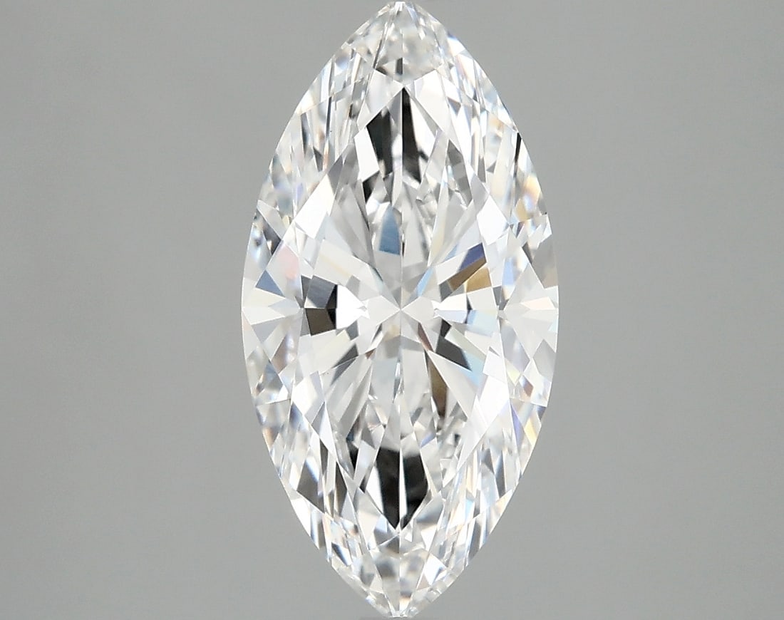 Loose Diamond - MARQUISE 2.5ct D VVS2: Loose Diamond - MARQUISE 2.5ct D VVS2 Source: This is a real non-mined Diamond that has been grown in a lab Shape: MARQUISE Carats: 2.5 Color: D Clarity: VVS2 Certification: IGI Condition: Pre-Owned