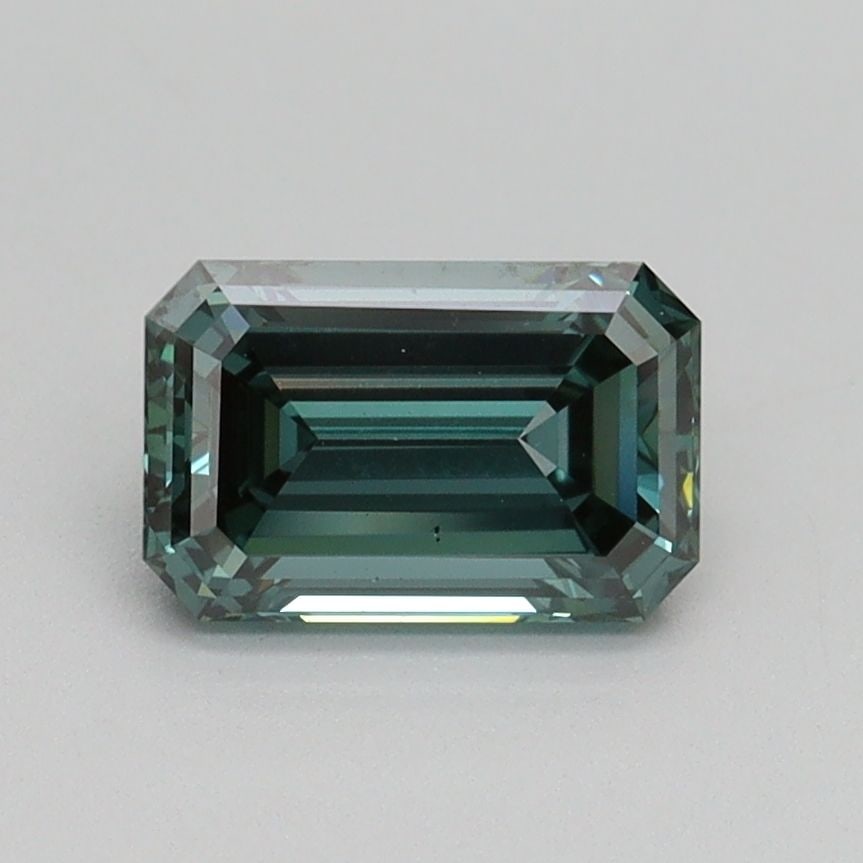 Loose Diamond - EMERALD 1.11ct Fancy Vivid Green VS1: Loose Diamond - EMERALD 1.11ct Fancy Vivid Green VS1 Source: This is a real non-mined Diamond that has been grown in a lab Shape: EMERALD Carats: 1.11 Color: Fancy Vivid Green Certification: IGI