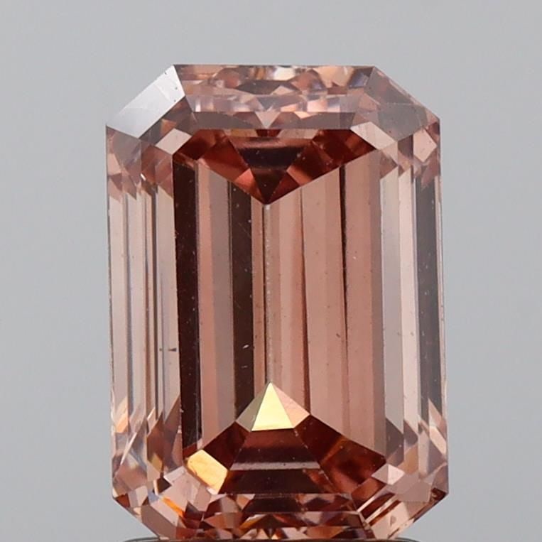 Loose Diamond - EMERALD 1.89ct Fancy Brown VS2: Loose Diamond - EMERALD 1.89ct Fancy Brown VS2 Source: This is a real non-mined Diamond that has been grown in a lab Shape: EMERALD Carats: 1.89 Color: Fancy Brown Certification: IGI Video: Video