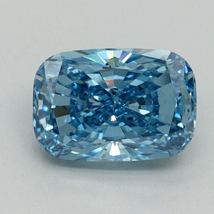Loose Diamond - CUSHION BRILLIANT 1.05ct Fancy Vivid Blue VS1: Loose Diamond - CUSHION BRILLIANT 1.05ct Fancy Vivid Blue VS1 Source: This is a real non-mined Diamond that has been grown in a lab Shape: CUSHION BRILLIANT Carats: 1.05 Color: Fancy Vivid Blue Certif