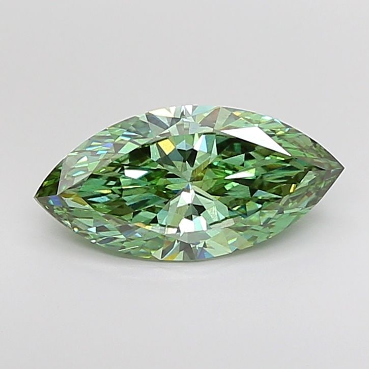 Loose Diamond - MARQUISE 3.51ct Fancy Vivid Green VS2: Loose Diamond - MARQUISE 3.51ct Fancy Vivid Green VS2 Source: This is a real non-mined Diamond that has been grown in a lab Shape: MARQUISE Carats: 3.51 Color: Fancy Vivid Green Certification: IGI