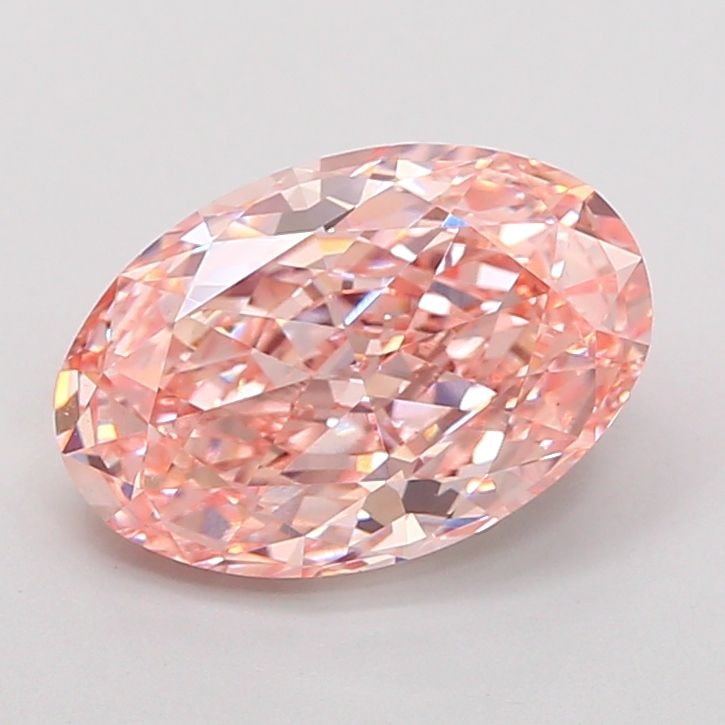 Loose Diamond - OVAL 3.21ct Fancy Vivid Pink VS1: Loose Diamond - OVAL 3.21ct Fancy Vivid Pink VS1 Source: This is a real non-mined Diamond that has been grown in a lab Shape: OVAL Carats: 3.21 Color: Fancy Vivid Pink Certification: IGI Video: Video