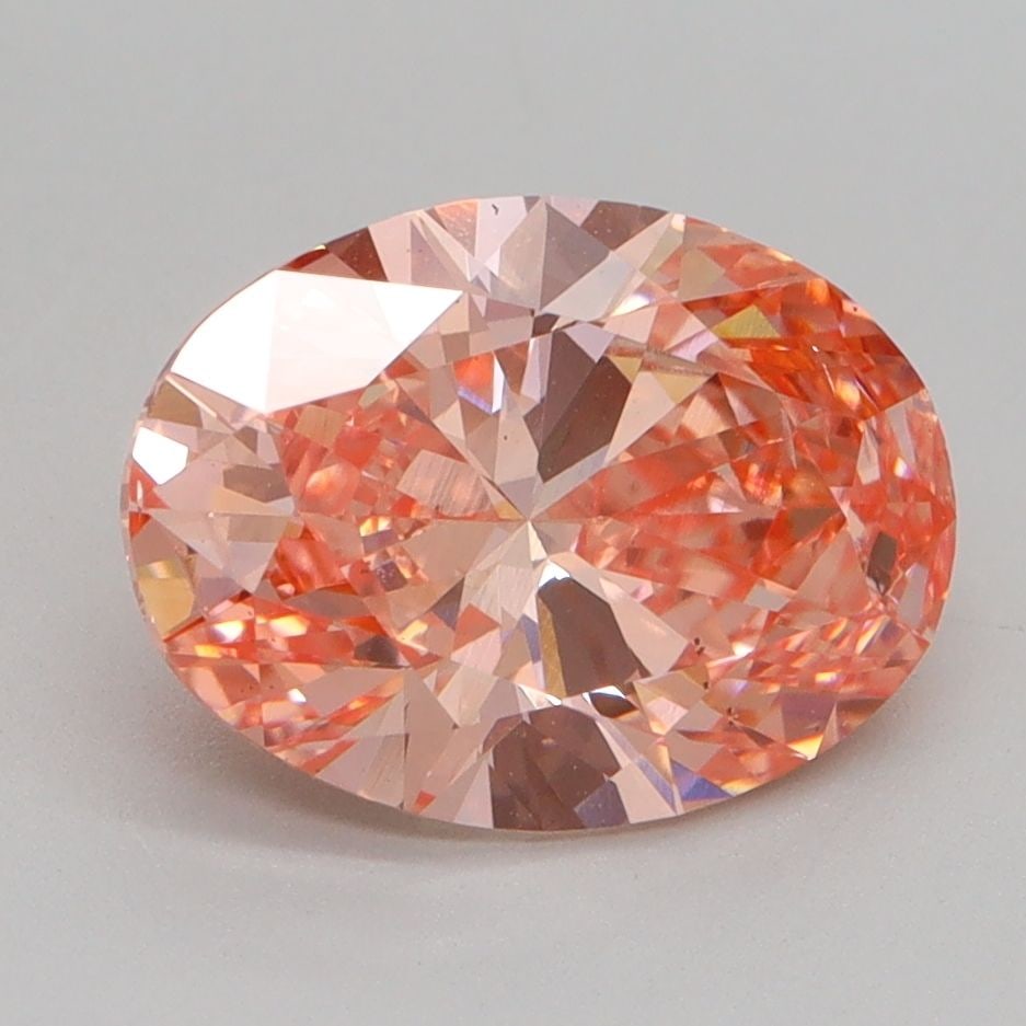 Loose Diamond - OVAL 2.5ct Fancy Vivid Pink VS2: Loose Diamond - OVAL 2.5ct Fancy Vivid Pink VS2 Source: This is a real non-mined Diamond that has been grown in a lab Shape: OVAL Carats: 2.5 Color: Fancy Vivid Pink Certification: IGI Video: