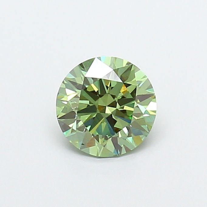 Ideal Loose Diamond - ROUND 1.04ct Fancy Vivid Green VS1: Ideal Loose Diamond - ROUND 1.04ct Fancy Vivid Green VS1 Source: This is a real non-mined Diamond that has been grown in a lab Shape: ROUND Carats: 1.04 Color: Fancy Vivid Green Certification: IGI Vid