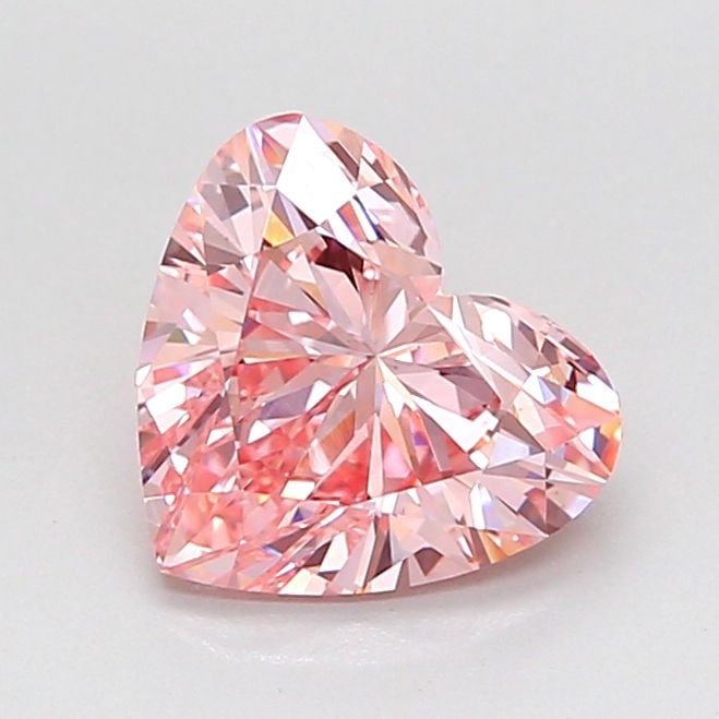 Loose Diamond - HEART 1.51ct Fancy Intense Pink VS1: Loose Diamond - HEART 1.51ct Fancy Intense Pink VS1 Source: This is a real non-mined Diamond that has been grown in a lab Shape: HEART Carats: 1.51 Color: Fancy Intense Pink Certification: IGI Video: