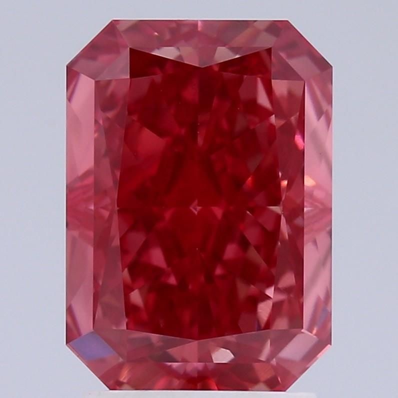 Loose Diamond - RADIANT 3.06ct Fancy Vivid Pink VS1: Loose Diamond - RADIANT 3.06ct Fancy Vivid Pink VS1 Source: This is a real non-mined Diamond that has been grown in a lab Shape: RADIANT Carats: 3.06 Color: Fancy Vivid Pink Certification: IGI Video: