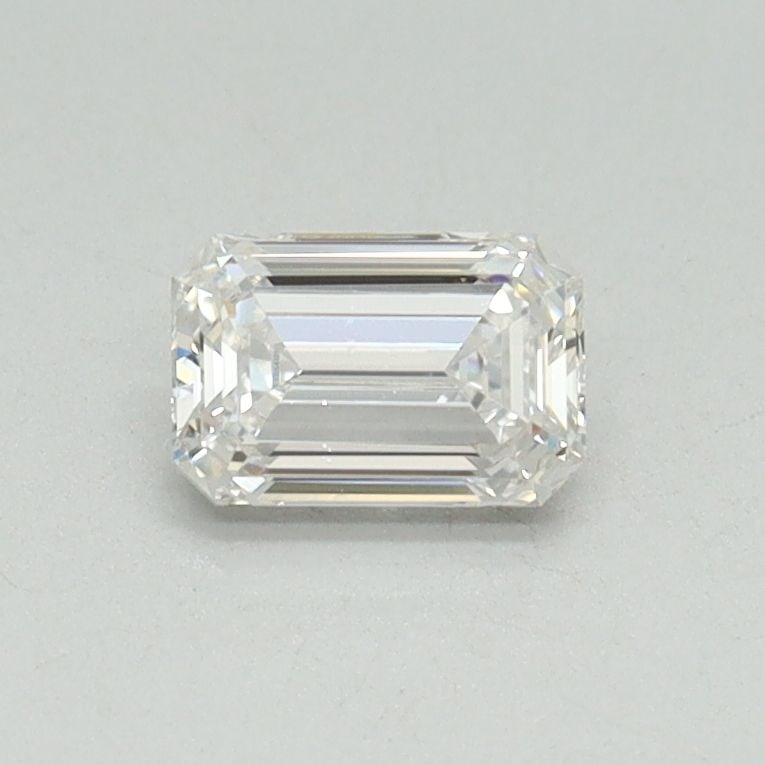 Loose Diamond - EMERALD 0.5ct F VS1: Loose Diamond - EMERALD 0.5ct F VS1 Source: This is a real non-mined Diamond that has been grown in a lab Shape: EMERALD Carats: 0.5 Color: F Clarity: VS1 Certification: IGI Video: