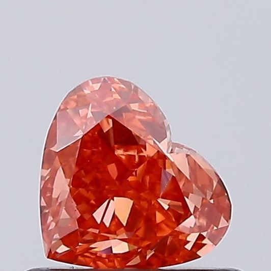 Loose Diamond - HEART 0.46ct Fancy Vivid Red VS1: Loose Diamond - HEART 0.46ct Fancy Vivid Red VS1 Source: This is a real non-mined Diamond that has been grown in a lab Shape: HEART Carats: 0.46 Color: Fancy Vivid Red Certification: NONE Video: