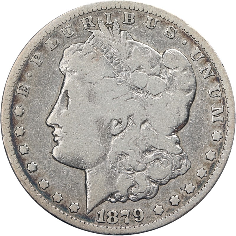1879 CC Morgan dollar VG silver Carson City (1 of 2)