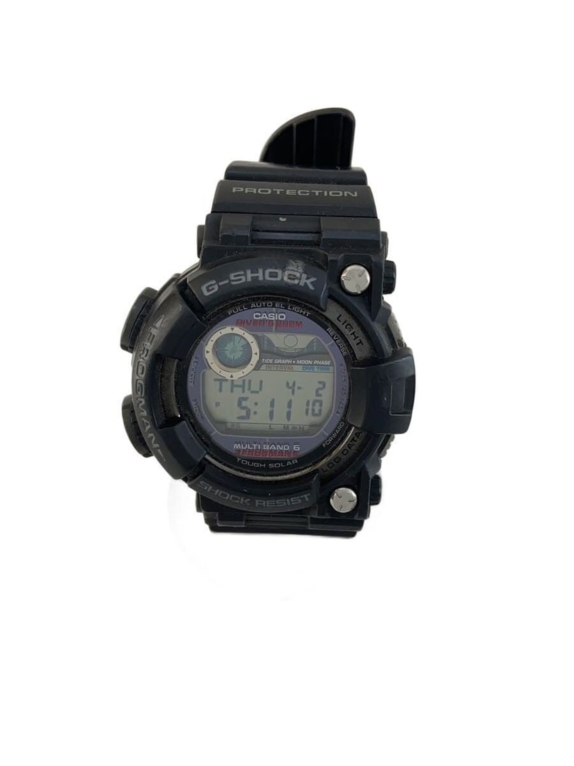 Casio G Shock GWF 1000BS 1JF Black Men's Wristwatch: Casio G Shock GWF 1000BS 1JF Black Men's Wristwatch This is a Casio G-SHOCK GWF-1000BS-1JF men's wristwatch. Made in Japan, this pre-owned watch is in used condition, showing signs of use and some dam