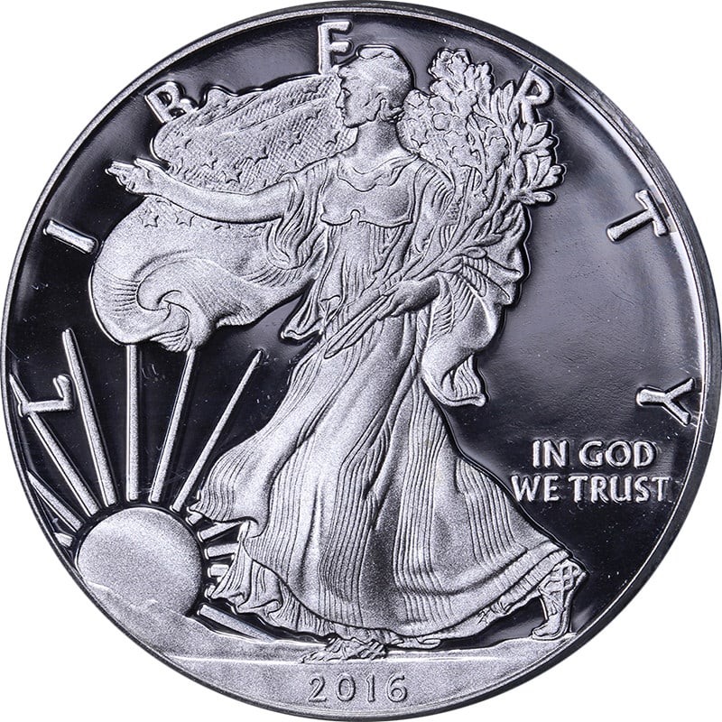 2016-W Silver American Eagle $1 PCGS PR70 DCAM 1st Strike Lettered Edge (1 of 4)