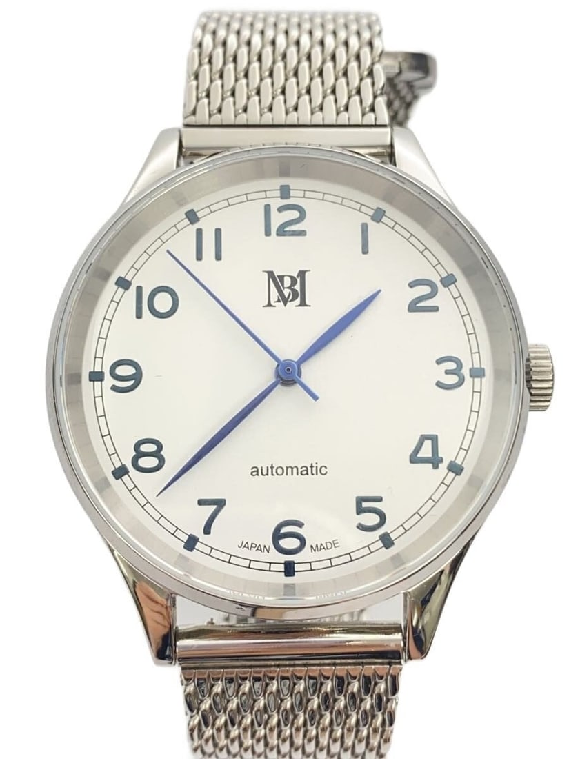 MB ULTIMATE FABRIC stainless steel men's wristwatch silver (1 of 6)
