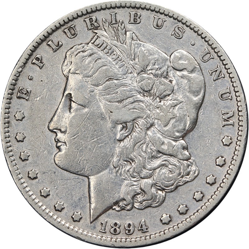 1894 P Morgan Silver Dollar VF XF Key Date (1 of 2)