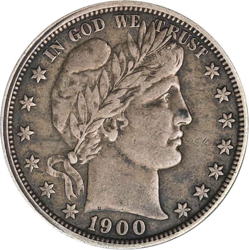 1900 O Barber Half Dollar Silver Choice VF XF (1 of 2)
