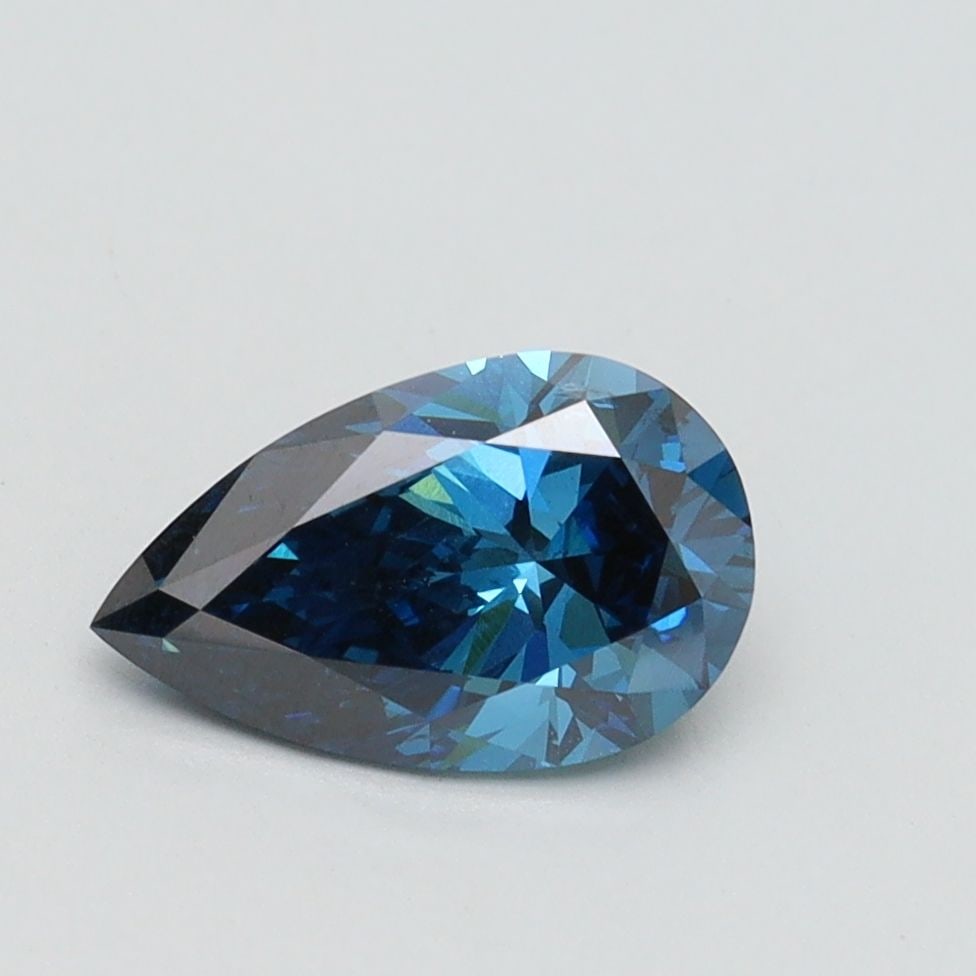 Loose Diamond - PEAR 1.01ct Fancy Vivid Blue SI1: Loose Diamond - PEAR 1.01ct Fancy Vivid Blue SI1 Source: This is a real non-mined Diamond that has been grown in a lab Shape: PEAR Carats: 1.01 Color: Fancy Vivid Blue Certification: IGI Video: