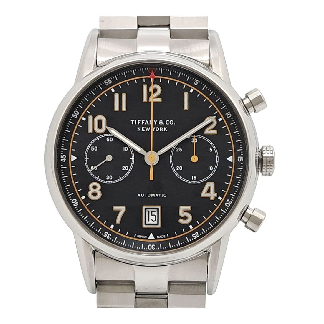 CT60 Chronograph Tiffany & Co. Automatic Steel Men's Watch (1 of 7)