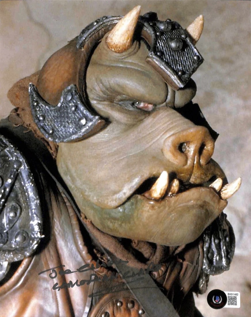 Beckett Certified Joe Gibson Gamorrean Guard 8x10 Star Wars Photo (1 of 1)