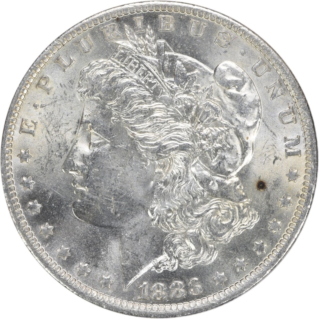Choice BU 1883 New Orleans Morgan Silver Dollar Uncirculated Uncertified: Choice BU 1883 New Orleans Morgan Silver Dollar Uncirculated Uncertified This is an 1883-O Morgan Silver Dollar from the United States, featuring a Choice Brilliant Uncirculated (BU) grade. The coin i