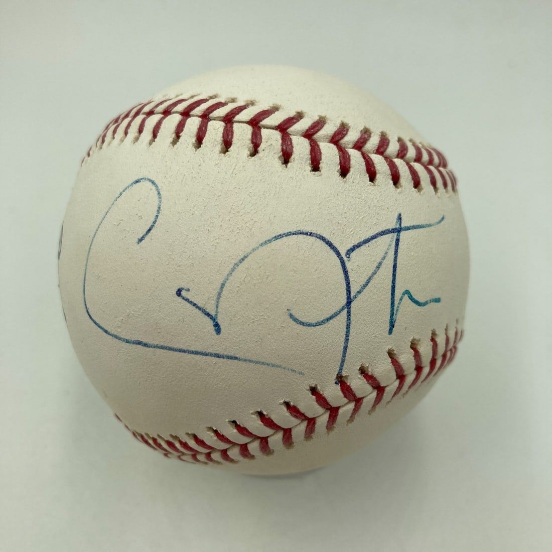 Carlos Santana Signed MLB Baseball with Authentic Hologram: Carlos Santana Signed MLB Baseball with Authentic Hologram This authentic Major League Baseball is signed by Carlos Santana, the renowned guitarist. The ball comes with an MLB authentication hologram 