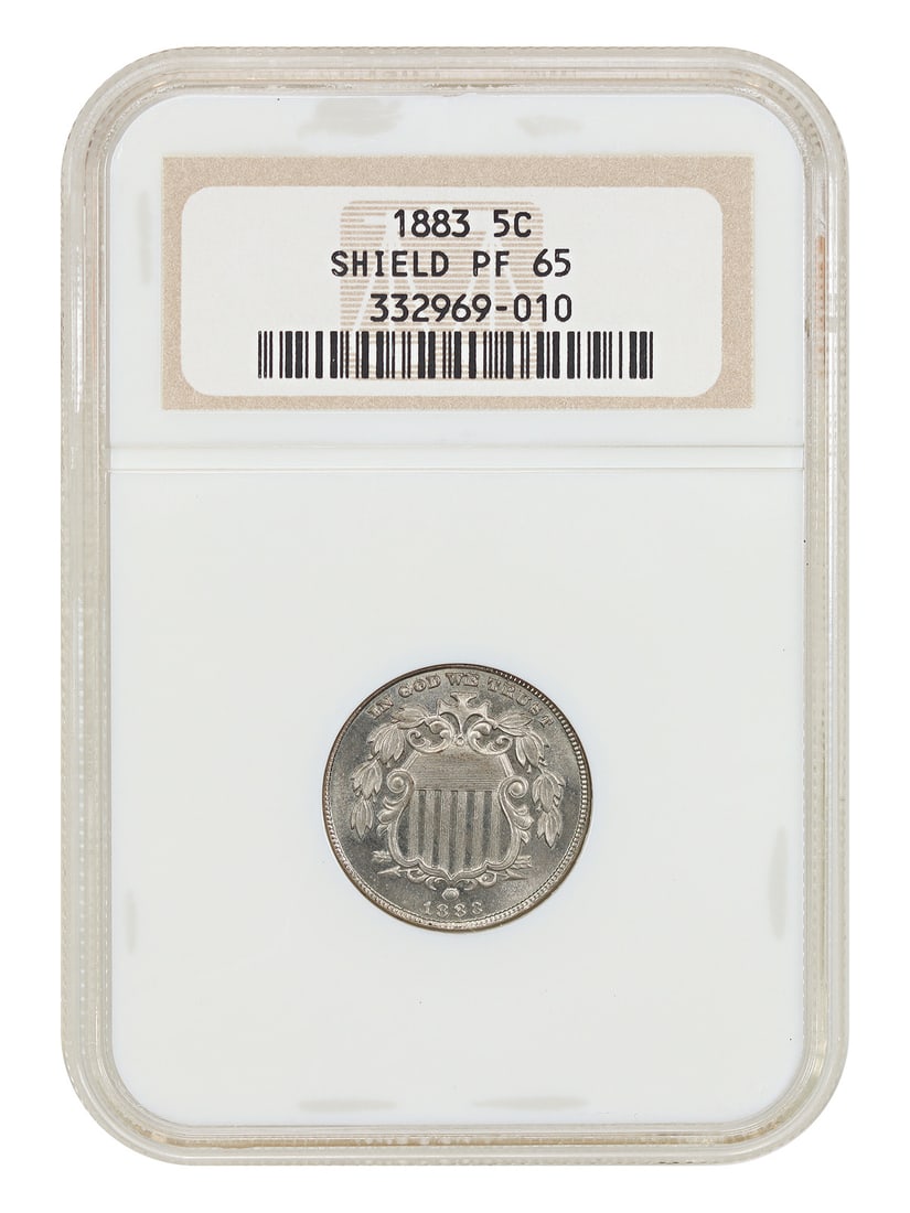 NGC PR65 1883 Shield Nickel 5C (1 of 6)
