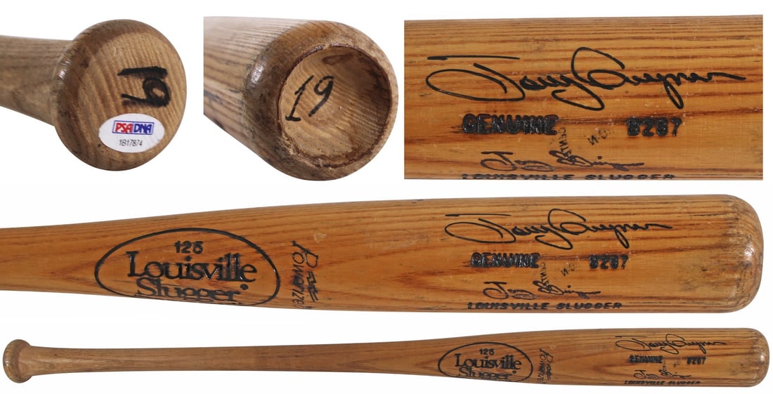Tony Gwynn Signed 1983-1986 Game Used Bat PSA 8.5 San Diego Padres (1 of 10)