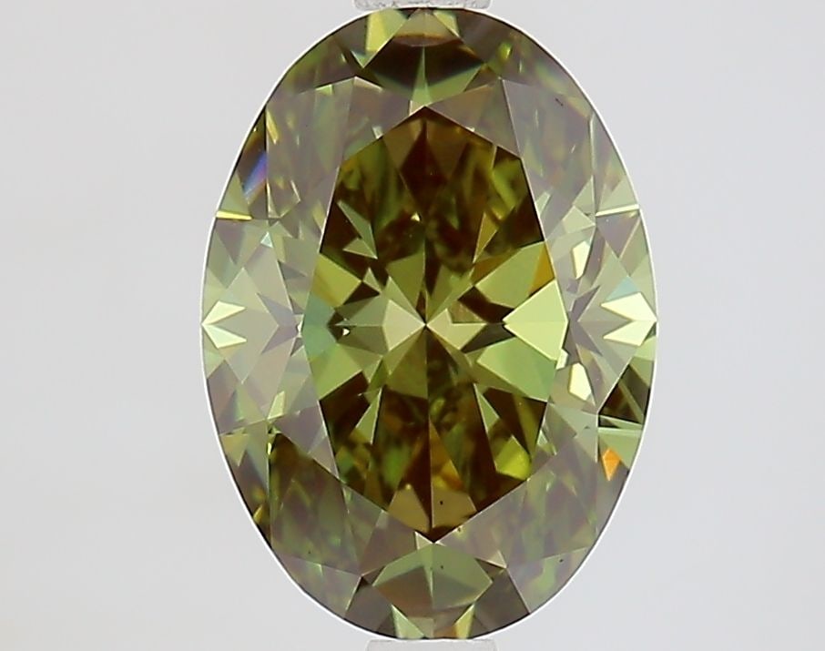 Loose Diamond - OVAL 2.24ct Fancy Vivid Green VS1: Loose Diamond - OVAL 2.24ct Fancy Vivid Green VS1 Source: This is a real non-mined Diamond that has been grown in a lab Shape: OVAL Carats: 2.24 Color: Fancy Vivid Green Certification: IGI Video: