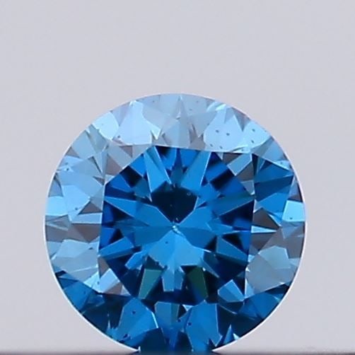 Loose Diamond - ROUND 0.14ct Fancy Vivid Blue VS2: Loose Diamond - ROUND 0.14ct Fancy Vivid Blue VS2 Source: This is a real non-mined Diamond that has been grown in a lab Shape: ROUND Carats: 0.14 Color: Fancy Vivid Blue Certification: IGI Video: