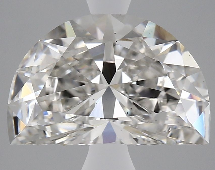 Loose Diamond - HALF MOON 2.1ct F VS2: Loose Diamond - HALF MOON 2.1ct F VS2 Source: This is a real non-mined Diamond that has been grown in a lab Shape: HALF MOON Carats: 2.1 Color: F Clarity: VS2 Certification: IGI Video: