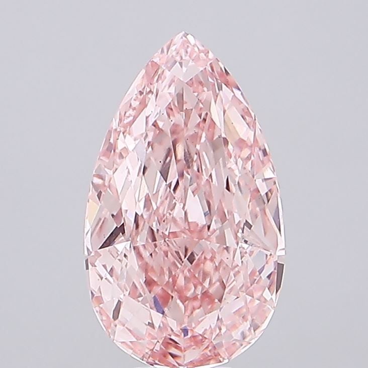 Loose Diamond - PEAR 10.01ct Fancy Vivid Pink VS1: Loose Diamond - PEAR 10.01ct Fancy Vivid Pink VS1 Source: This is a real non-mined Diamond that has been grown in a lab Shape: PEAR Carats: 10.01 Color: Fancy Vivid Pink Certification: IGI Video:
