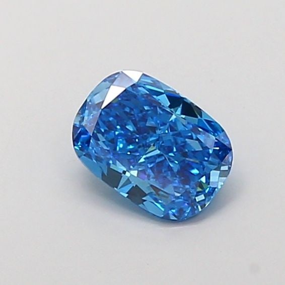 Loose Diamond - CUSHION MODIFIED 0.91ct Fancy Vivid Blue VVS2: Loose Diamond - CUSHION MODIFIED 0.91ct Fancy Vivid Blue VVS2 Source: This is a real non-mined Diamond that has been grown in a lab Shape: CUSHION MODIFIED Carats: 0.91 Color: Fancy Vivid Blue Certifi