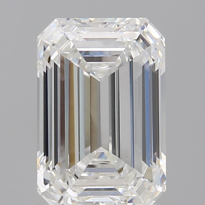 Loose Diamond - EMERALD 1.52ct E VVS2: Loose Diamond - EMERALD 1.52ct E VVS2 Source: This is a real non-mined Diamond that has been grown in a lab Shape: EMERALD Carats: 1.52 Color: E Clarity: VVS2 Certification: IGI Condition: Pre-Owned A