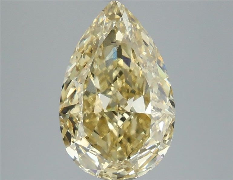 Loose Diamond - PEAR 4.51ct Fancy Intense Yellow VVS2: Loose Diamond - PEAR 4.51ct Fancy Intense Yellow VVS2 Source: This is a real non-mined Diamond that has been grown in a lab Shape: PEAR Carats: 4.51 Color: Fancy Intense Yellow Certification: IGI Vide