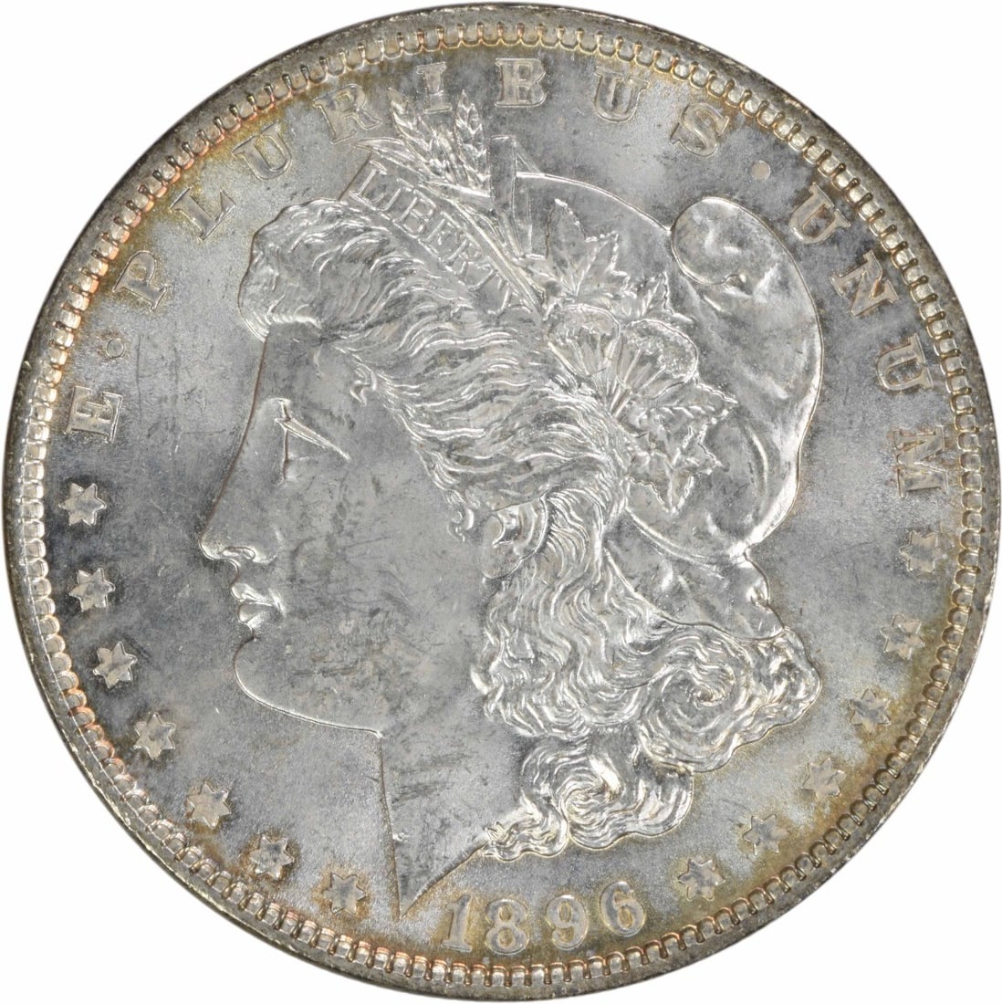 Choice BU 1896 Silver Morgan Dollar Uncertified No Mint Mark (1 of 2)