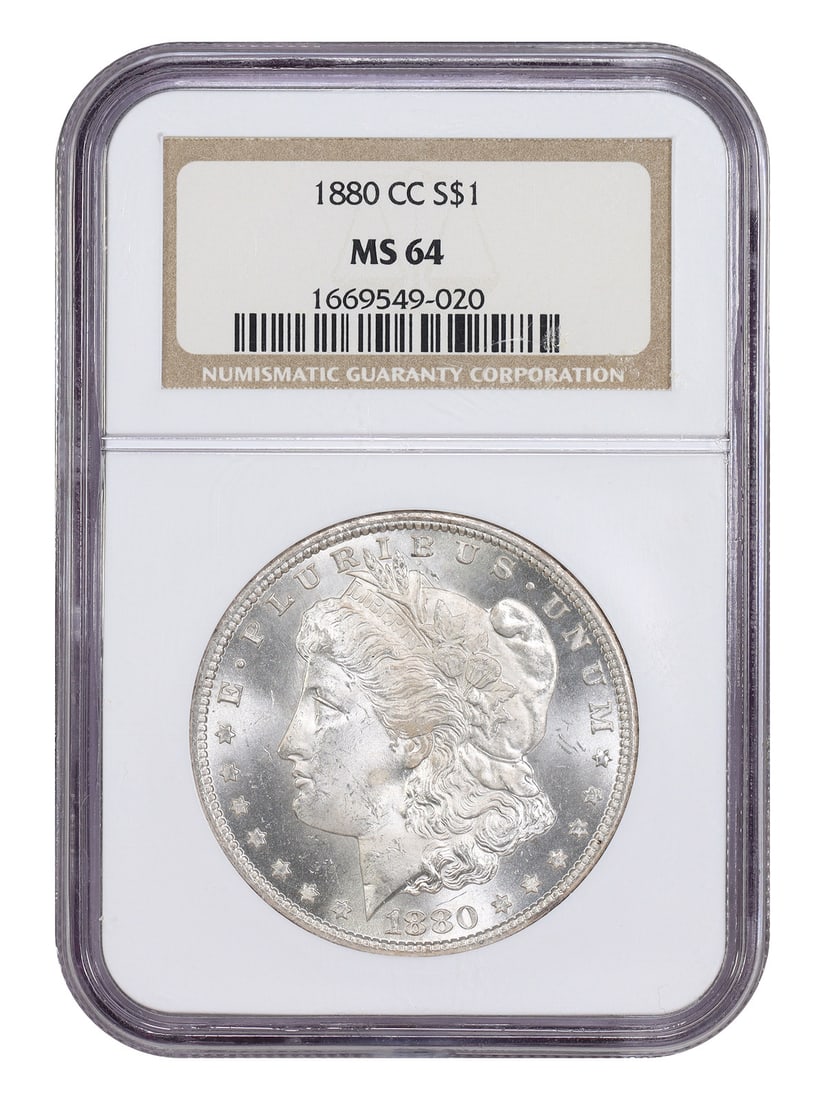 1880 CC Morgan Dollar NGC MS64 Carson City (1 of 4)