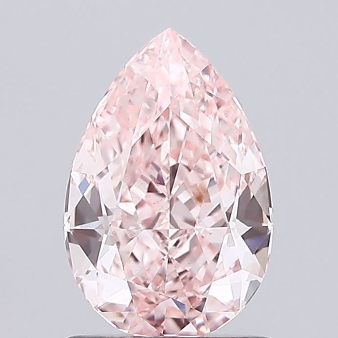 Loose Diamond - PEAR 1.24ct Fancy Intense Pink VS1: Loose Diamond - PEAR 1.24ct Fancy Intense Pink VS1 Source: This is a real non-mined Diamond that has been grown in a lab Shape: PEAR Carats: 1.24 Color: Fancy Intense Pink Certification: IGI Video: