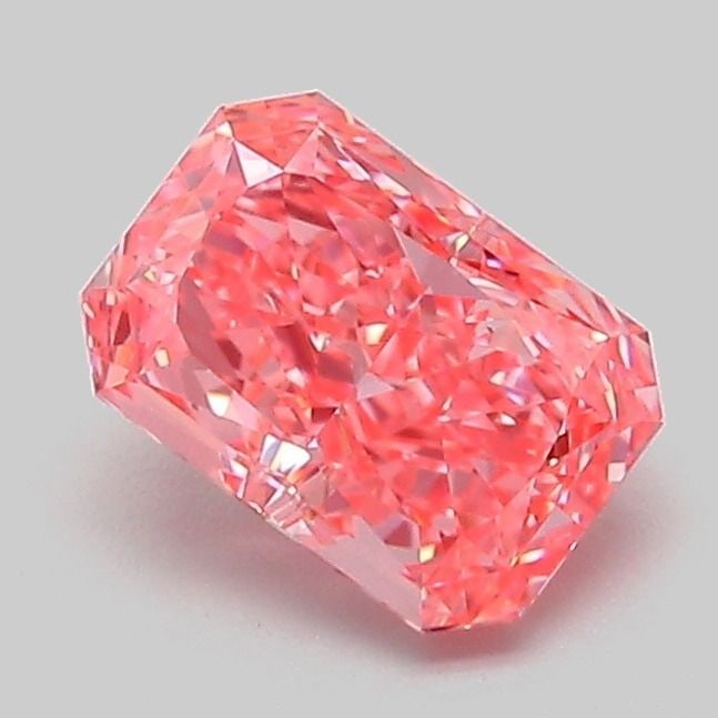 Loose Diamond - RADIANT 1.09ct Fancy Vivid Pink VS1: Loose Diamond - RADIANT 1.09ct Fancy Vivid Pink VS1 Source: This is a real non-mined Diamond that has been grown in a lab Shape: RADIANT Carats: 1.09 Color: Fancy Vivid Pink Certification: IGI Video: