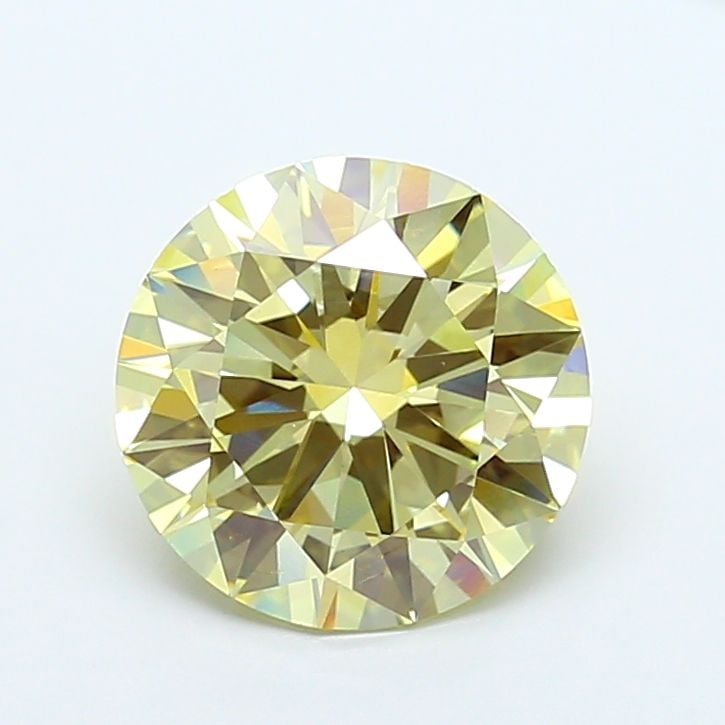 Loose Diamond - ROUND 4.5ct Fancy Yellow VS1: Loose Diamond - ROUND 4.5ct Fancy Yellow VS1 Source: This is a real non-mined Diamond that has been grown in a lab Shape: ROUND Carats: 4.5 Color: Fancy Yellow Certification: IGI Video: