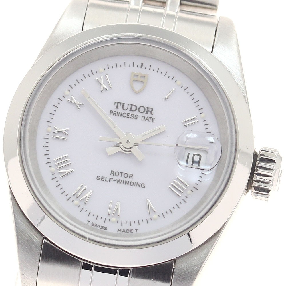 TUDOR Princess Date Automatic Ladies Wristwatch 92400N Date: TUDOR Princess Date Automatic Ladies Wristwatch 92400N Date This TUDOR Princess Date 92400N is a Swiss-made automatic wristwatch designed for women. Featuring a stainless steel case and bracelet, it o