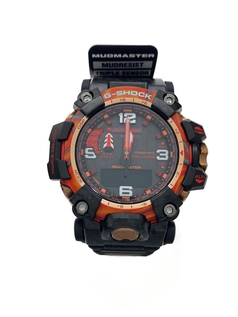 Casio G Shock GWG 2040FR 1AJR Black Men's Wristwatch: Casio G Shock GWG 2040FR 1AJR Black Men's Wristwatch This CASIO G-SHOCK GWG-2040FR-1AJR men's wristwatch features a durable black design and is crafted in Japan. It is in slightly used, pre-owned cond