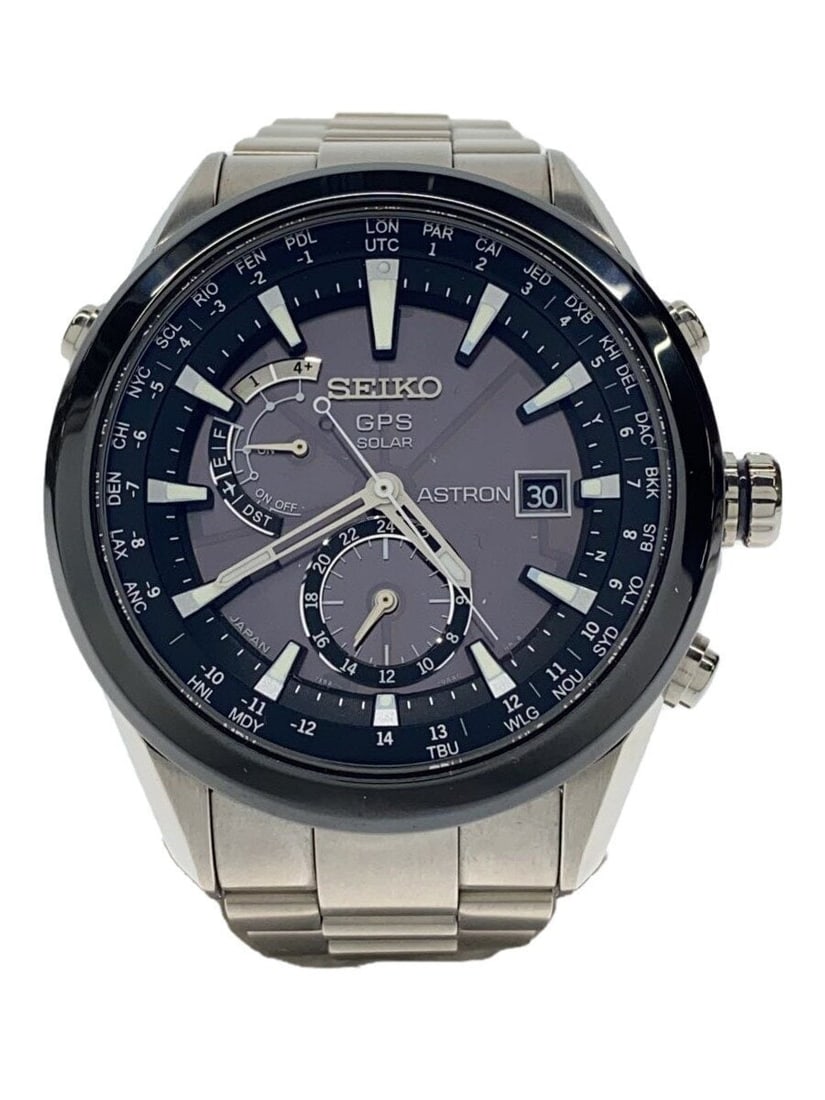SEIKO Astron GPS Solar 7X52-0AA0 Black Men's Watch with Box and Booklet (1 of 6)